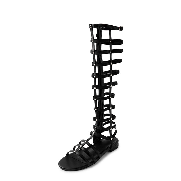 Zipper Flat Sandals for Women Gladiator Sandals Summer Boots