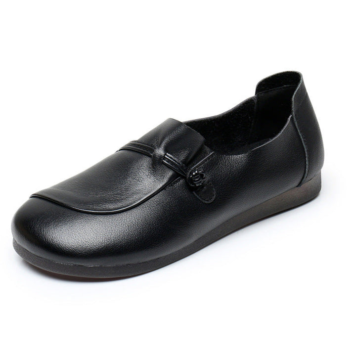 Women's Retro Slip-On Flats – Comfortable Everyday Shoes