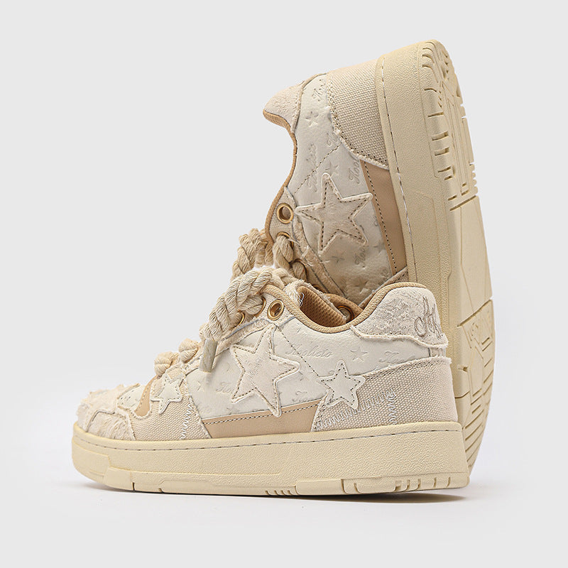 Couple Style Unisex Sneakers – Versatile Lace Design Casual Wear