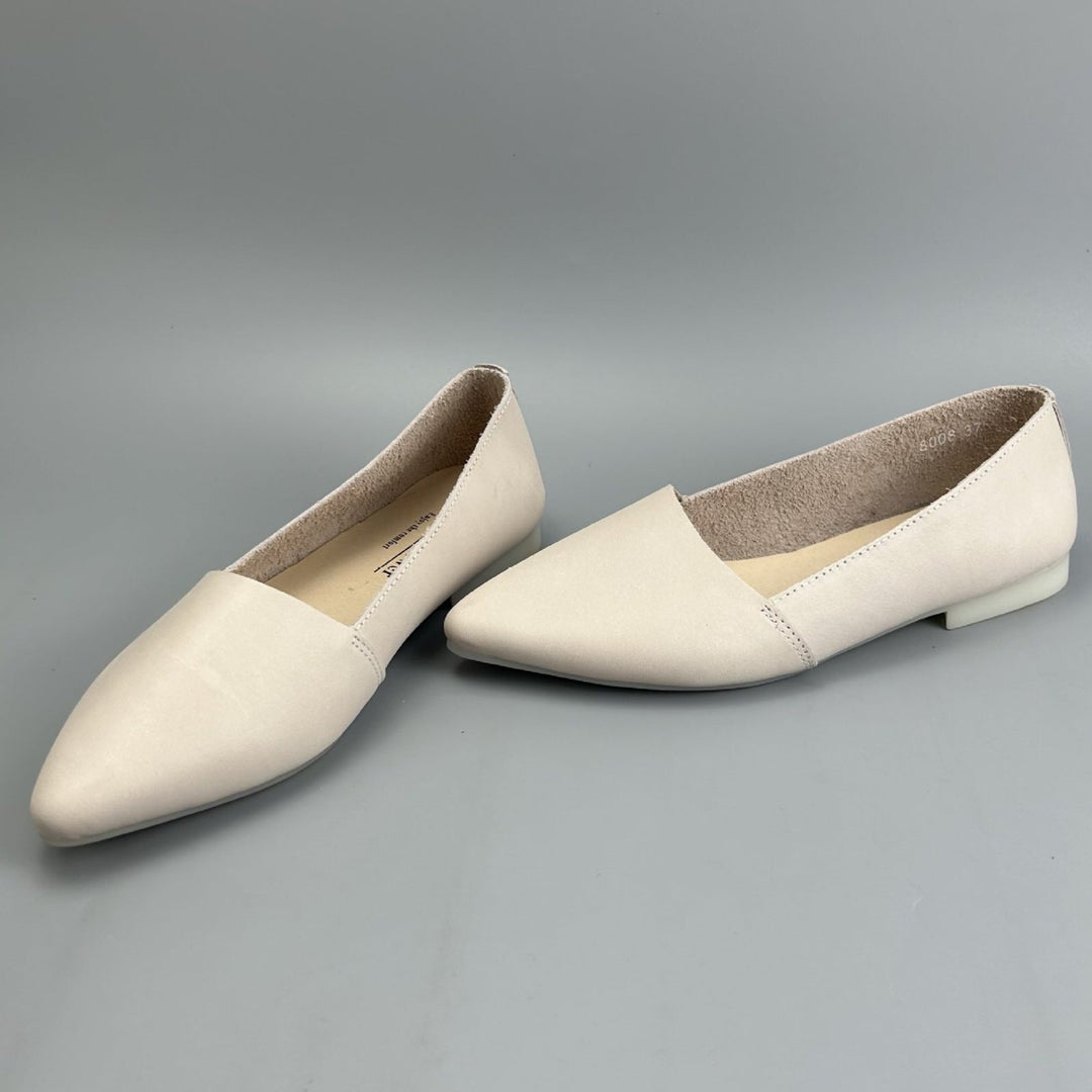 Women's Ballet Flats Dressy Work Pointed Toe Shoes Lightweight Slip On Shoes