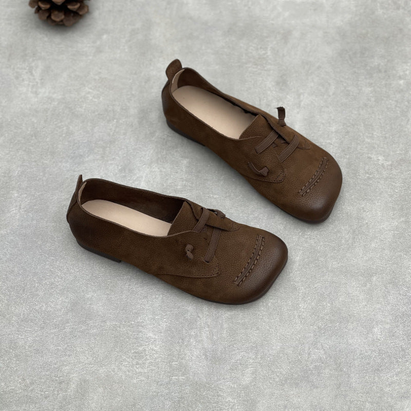 Comfortable Women's Leather Soft-Soled Everyday Walking Shoes