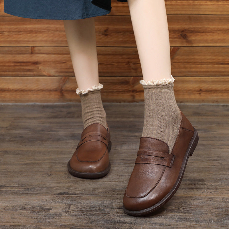 Women's Classic Lightweight Comfortable Flat Loafers – Stylish Everyday Slip-Ons