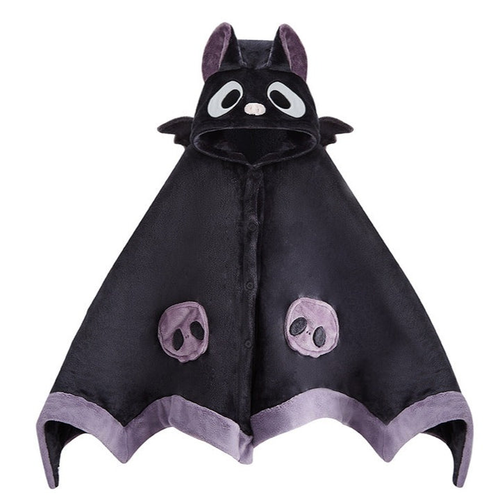 Halloween Bat Blanket Cape Blanket Hoodie