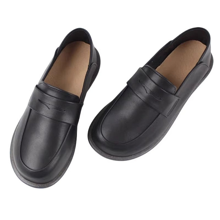 Women's Handmade Leather Classic British Style Loafers