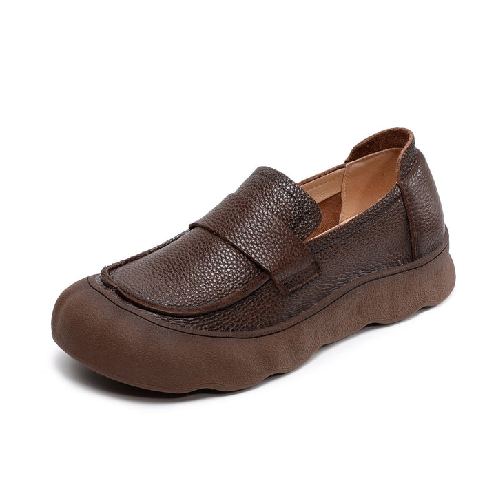 Women’s Retro Slip-On Flat Shoes – Soft Sole Comfortable Casual Style