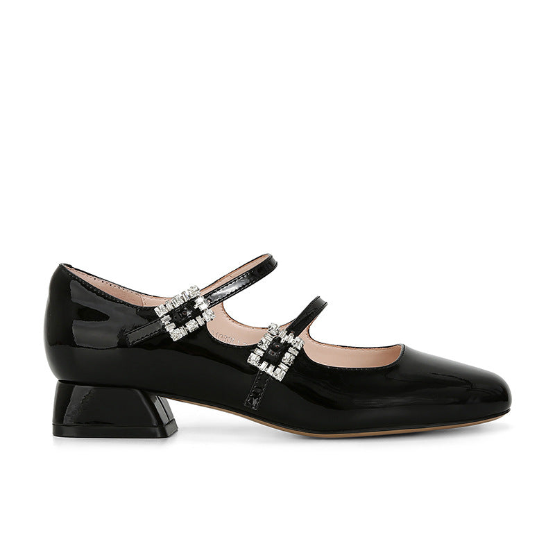 Women's Patent Leather Mary Janes Babies Ballerinas Shoes