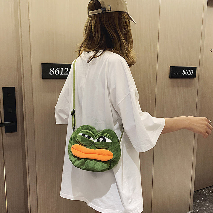Funny Ugly Cute Frog Crossbody Bag Gift