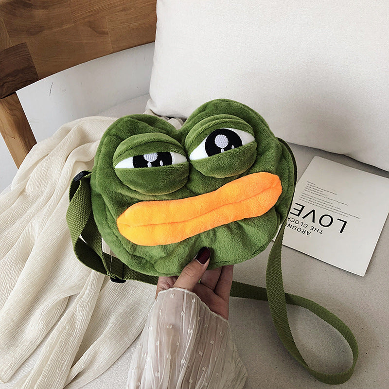 Funny Ugly Cute Frog Crossbody Bag Gift