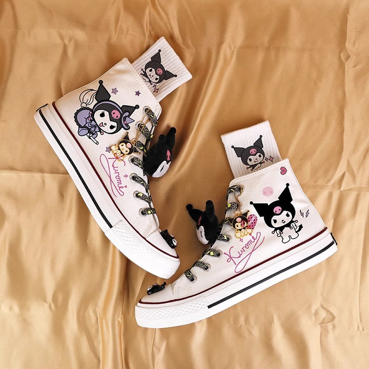 Cute Anime Shoes High-Top Canvas Sneakers