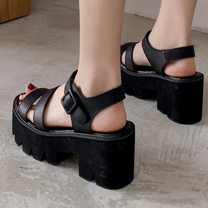 Womens Summer Platform Wedge Sandals High Heel Sandals Open Toe