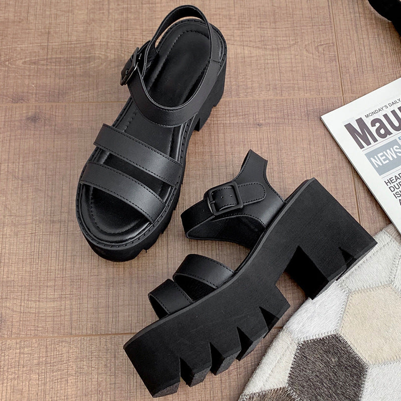Womens Summer Platform Wedge Sandals High Heel Sandals Open Toe