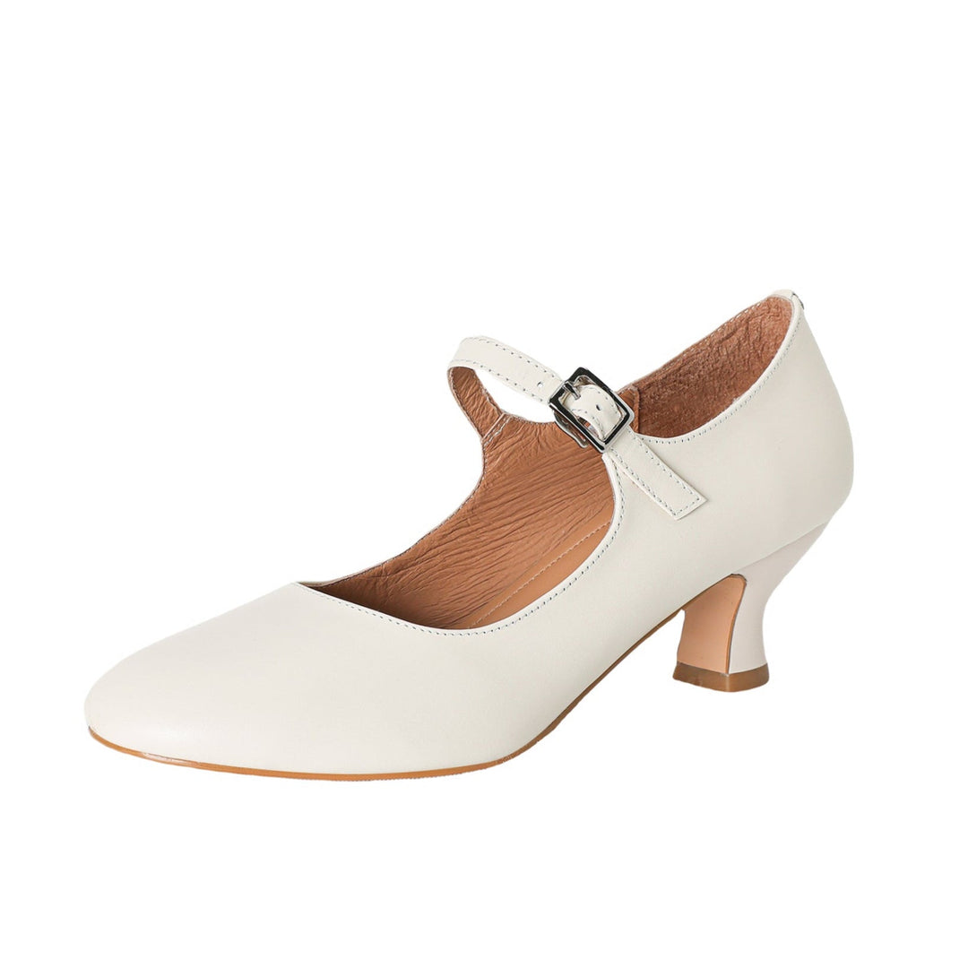Clearance Sale Handmade Chic Womens Mary Jane £39.99 - Cream-colored US4/UK3/CN35/225