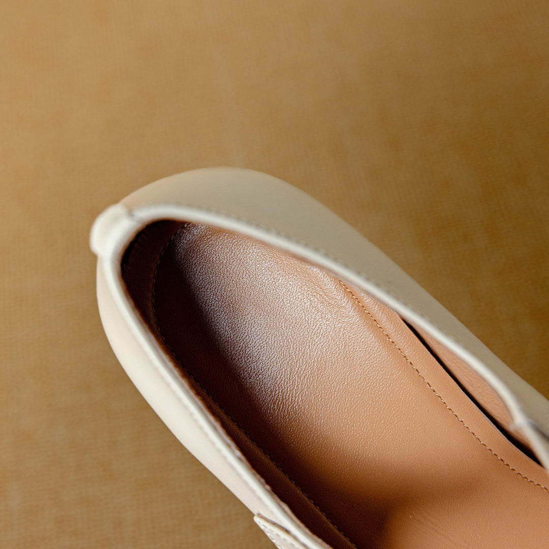 Clearance Sale Handmade Chic Womens Mary Jane £39.99 - Cream-colored US4/UK3/CN35/225