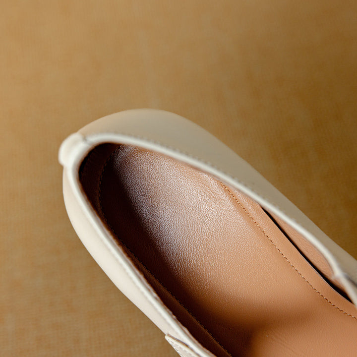 Clearance Sale Handmade Chic Womens Mary Jane £39.99 - Cream-colored US4/UK3/CN35/225