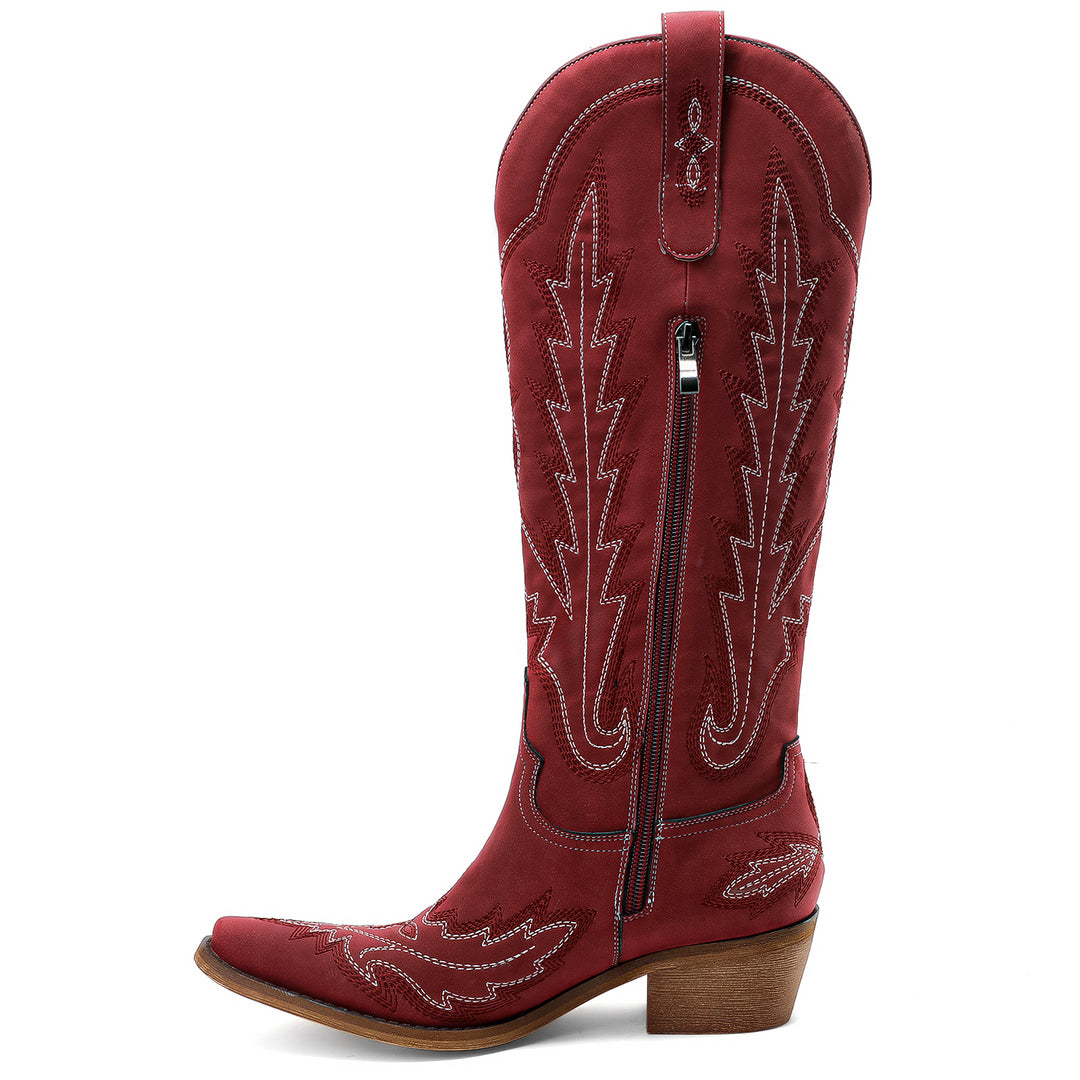 Women's Embroidery Western Boot
