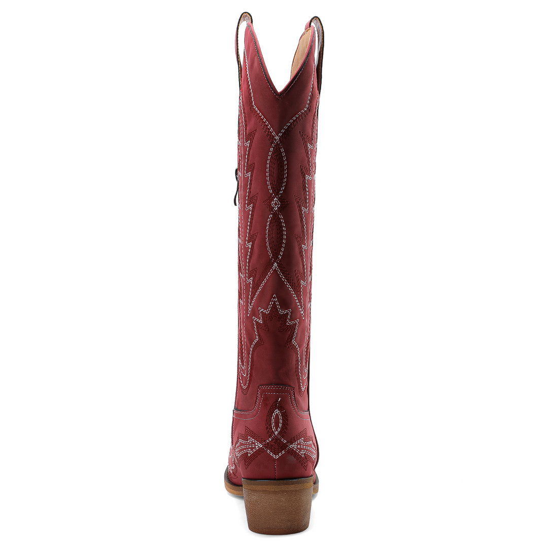 Women's Embroidery Western Boot