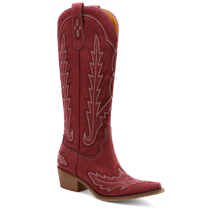 Women's Embroidery Western Boot