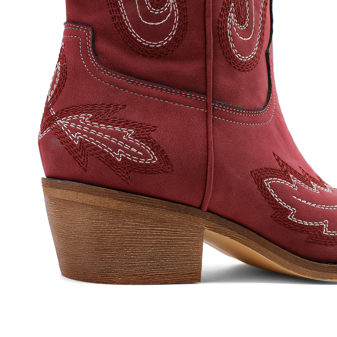 Women's Embroidery Western Boot