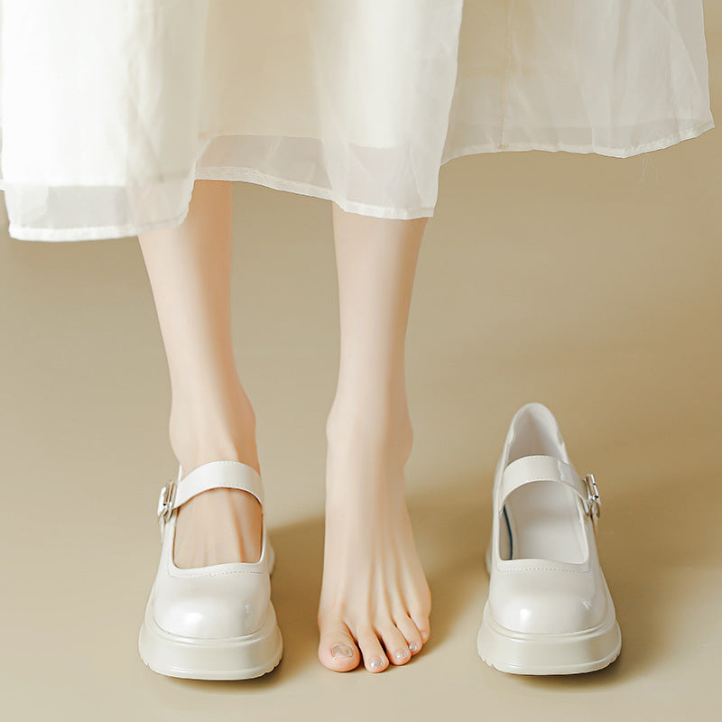 Women's Chunky Platform Mary Jane Pumps – Preppy High Heel Shoes