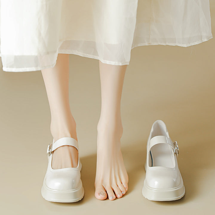 Women's Chunky Platform Mary Jane Pumps – Preppy High Heel Shoes