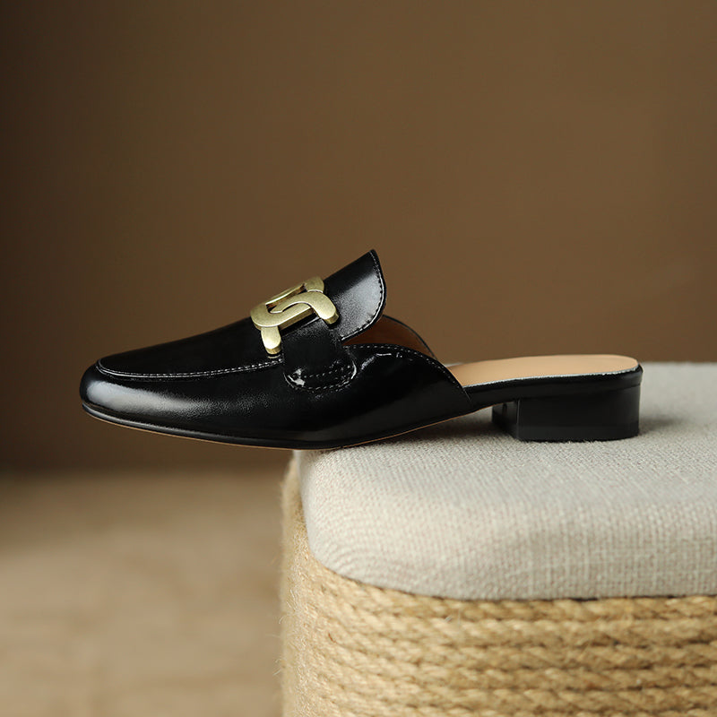 Clearance Sale Women's Handmade Mule - Black