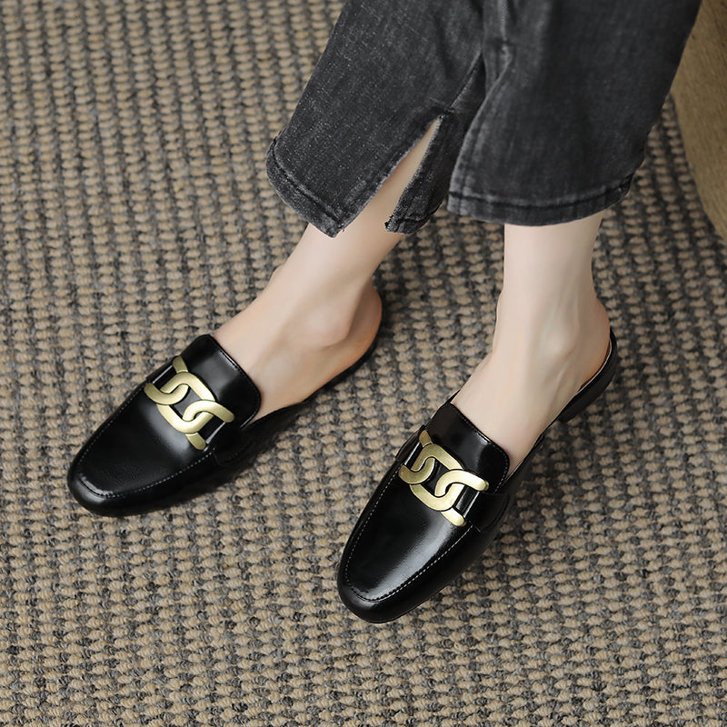 Clearance Sale Women's Handmade Mule - Black