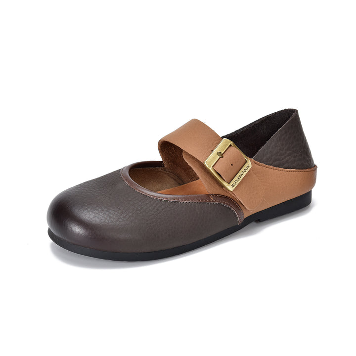 Women's Retro Casual Flat Mary Janes