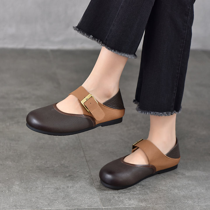 Women's Retro Casual Flat Mary Janes