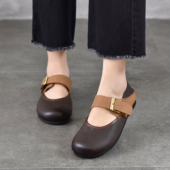 Women's Retro Casual Flat Mary Janes