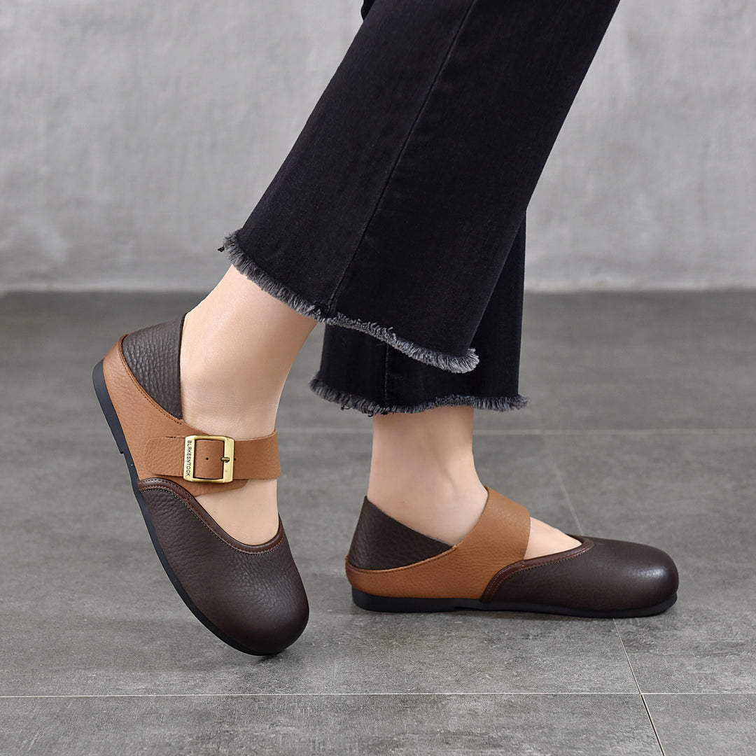 Women's Retro Casual Flat Mary Janes
