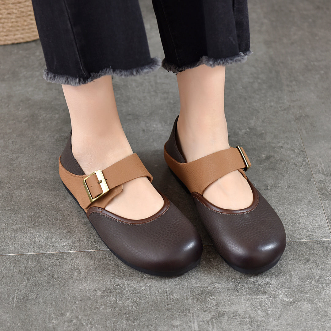Women's Retro Casual Flat Mary Janes