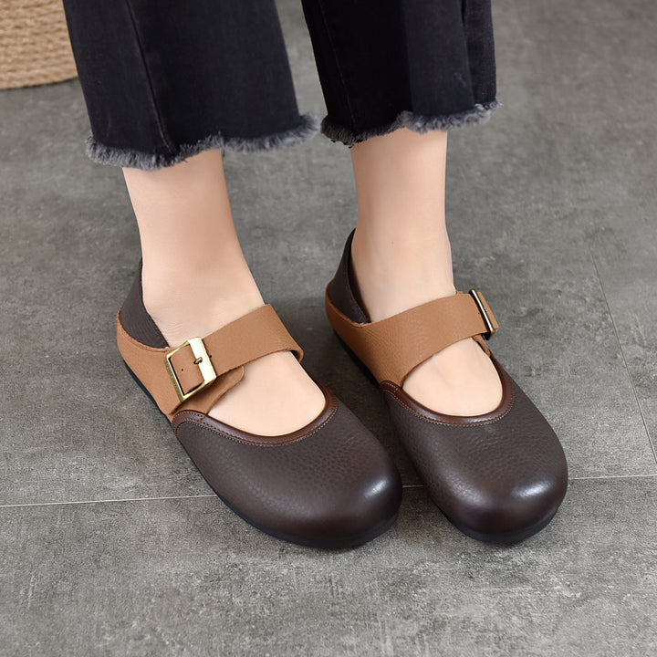 Women's Retro Casual Flat Mary Janes
