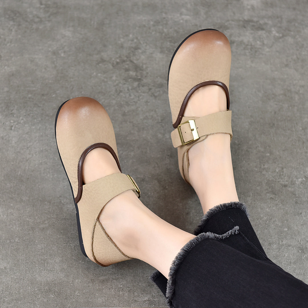 Women's Retro Casual Flat Mary Janes