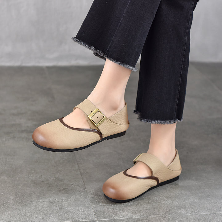 Women's Retro Casual Flat Mary Janes