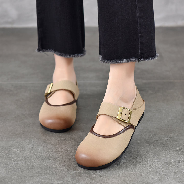 Women's Retro Casual Flat Mary Janes