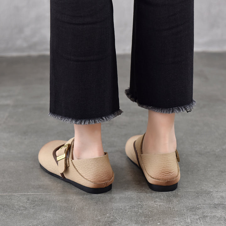 Women's Retro Casual Flat Mary Janes