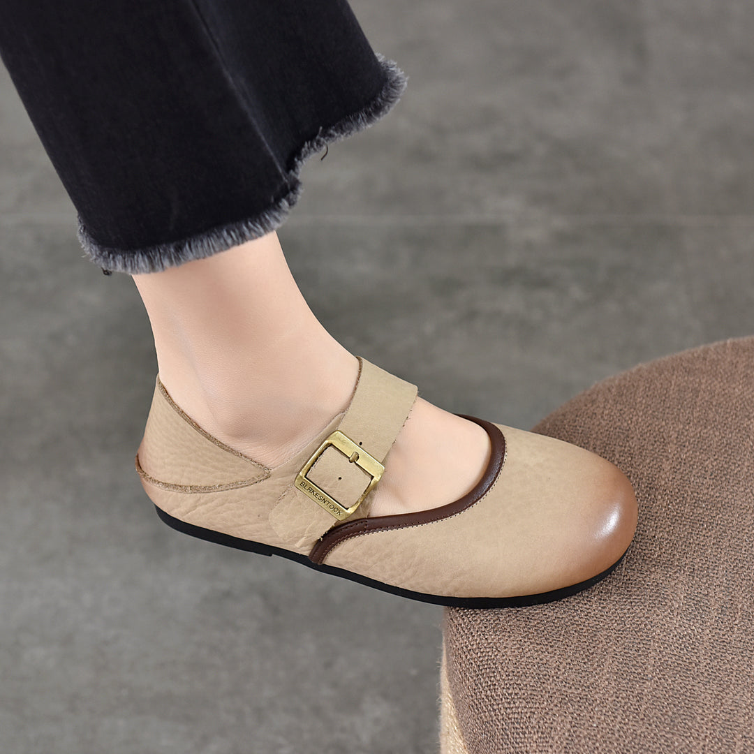 Women's Retro Casual Flat Mary Janes