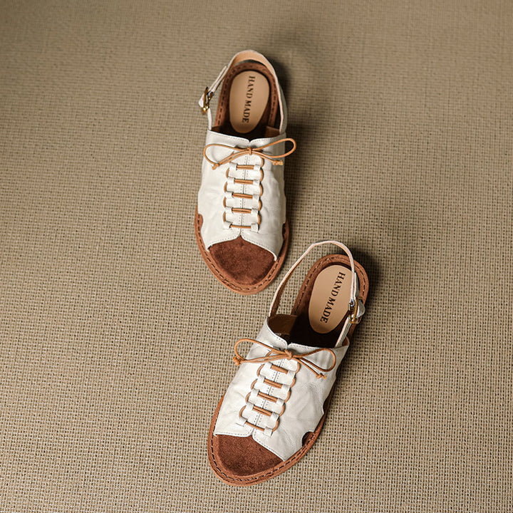 Women's Handmade Leather Boho Style Flat Comfort Open Toe Sandals