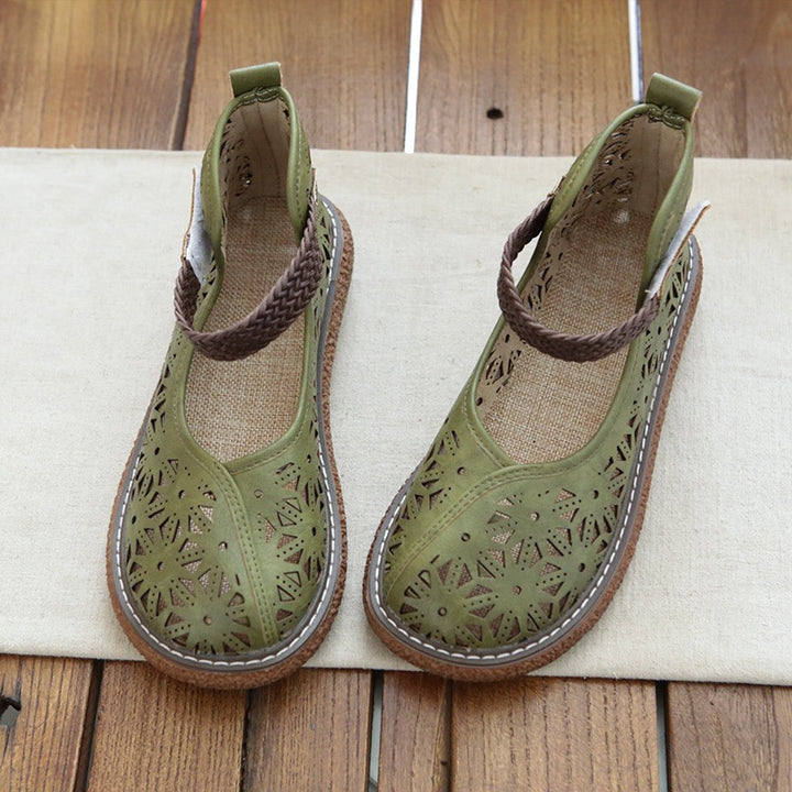 Vintage Openwork Petal Handmade Comfortable Sandals