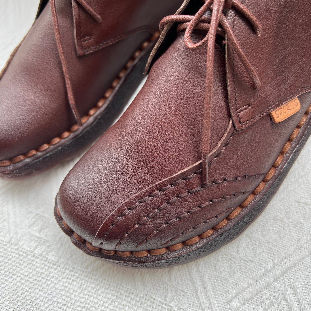 Women Handmade Oxfords Leather Shoes