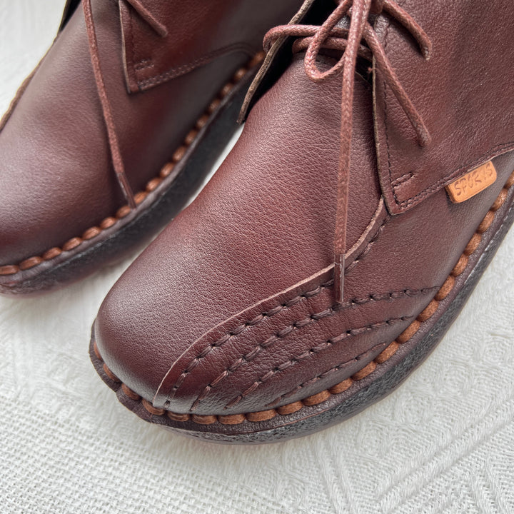 Women Handmade Oxfords Leather Shoes