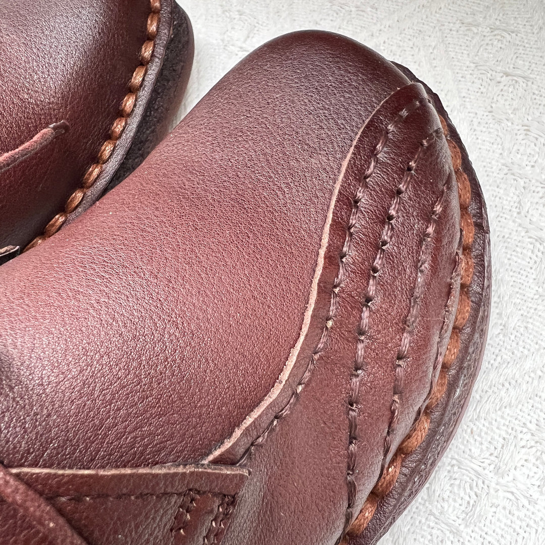 Women Handmade Oxfords Leather Shoes