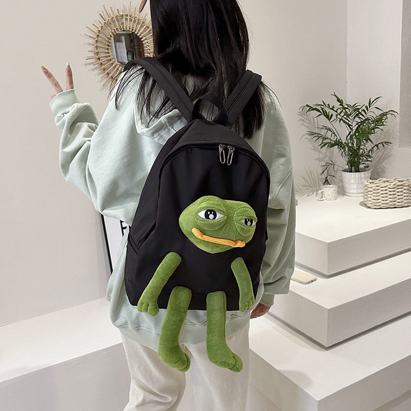 Funny Ugly Moe Cute Student Backpack