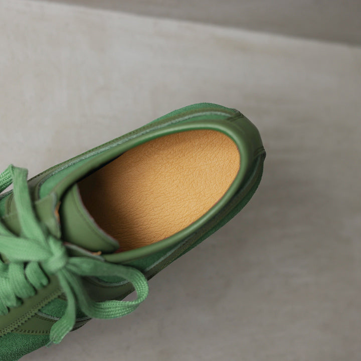 Women's Flat Cow Suede Lace-Up Soft Comfortable German Army Trainers