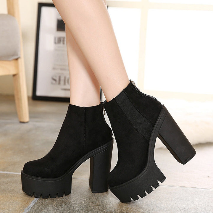 Chelsea Platforms Gothic Ankle Boots