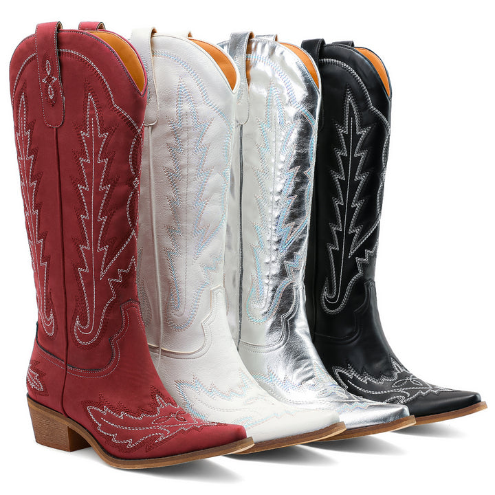 Women's Embroidery Western Boot