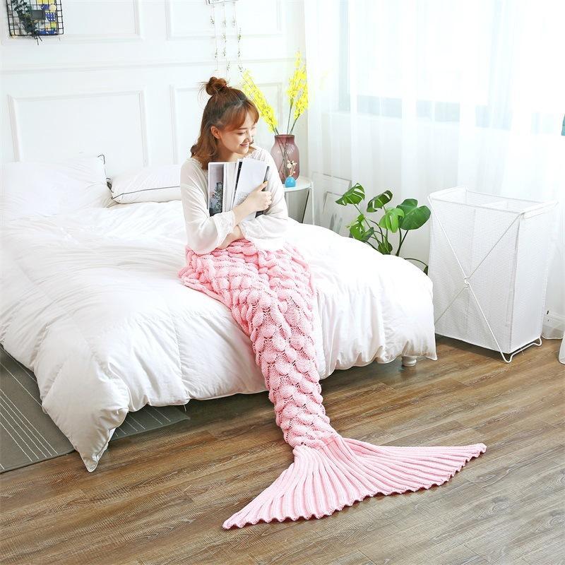 Mermaid Tail Blanket Sleeping Bag Gifts Kids Adult