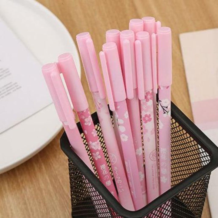 Sakura Friction Pink Girl Gel Pen 5PCS