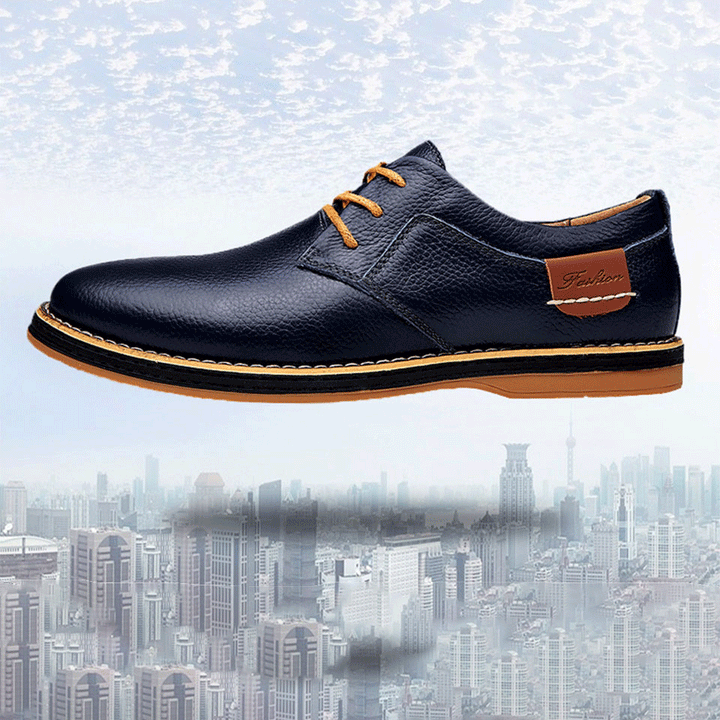 Mens Oxford Genuine Leather Business Shoes