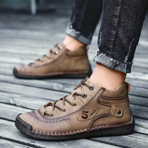 Men's Fiber Large Size Breathable Outdoor Casual Shoes